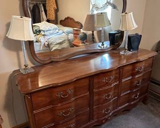 Vintage dresser with mirror