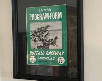 Framed ephemera......