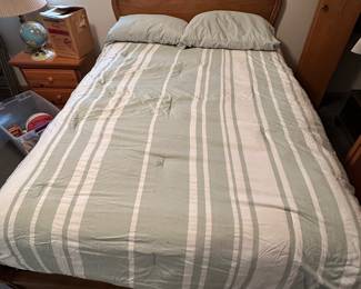 Queen mattress set and bed frame.....