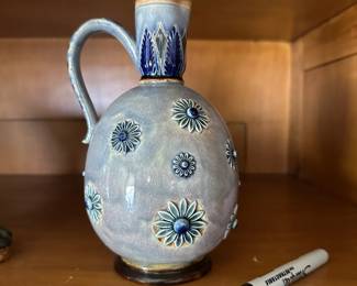Antique Doulton Lambeth pottery jug