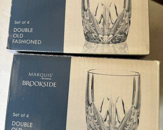 Waterford Marquis double old fashion glasses