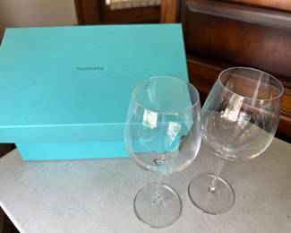 Tiffany wine glasses