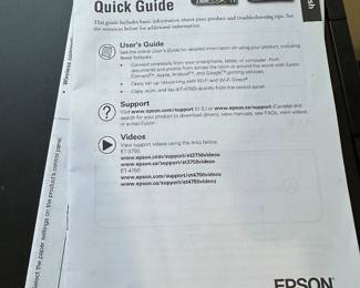 Epson printer....