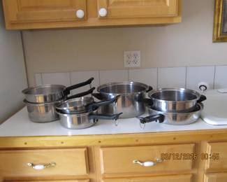 Stainless Steel Pots w/lids