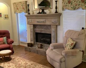 In living room is showing a lift chair with remote by Med Lift.  Never used over twice.  Excellent condition. Price:$950.00