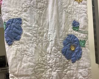 Beautiful handmade lap or child’s quilt.