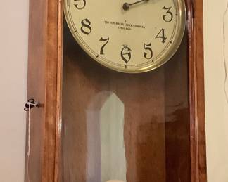 One of the wall clocks.