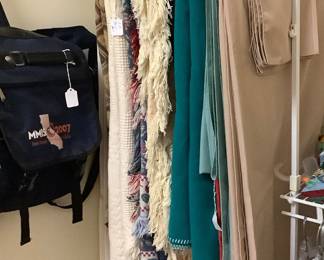 Lots of table cloths.