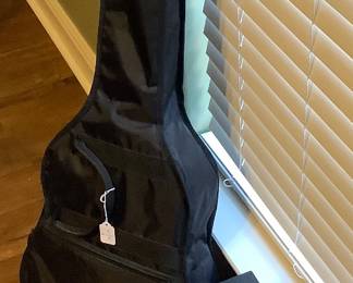 Epiphone guitar in case with speaker.  Speaker: $14.00, guitar in case is: $175.00.