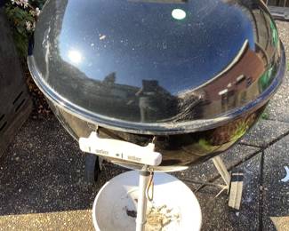 Weber charcoal grill.