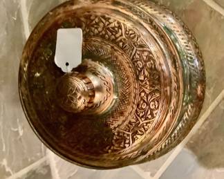 Gorgeous copper piece with engravment.