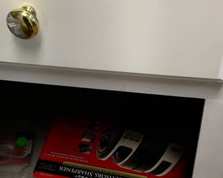 Knife and scissor sharpener.