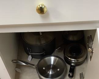 More stainless cookware.