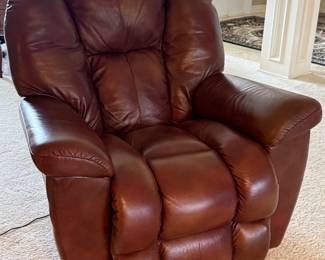Electric leather chair