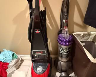 Bissell Heated cleaning carpet shampooer; Dyson Big Ball Vacuum Cleaner
