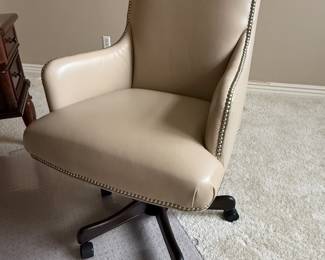 Office Chair - Leather - Cream Color