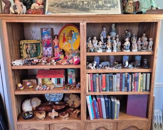 Another cabinet made by my brother in New York, and oh look, more books!