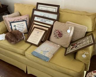 Small sofa military achievements awards