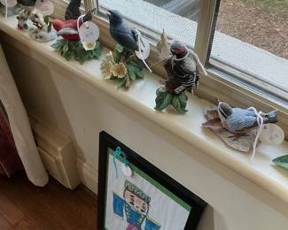 Bird figurines 