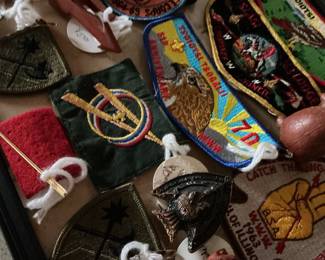 Boys scout memoriabilia