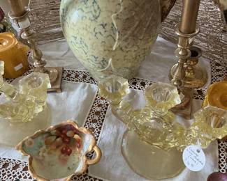 Glowing depression glass