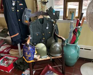 Military uniforms etc