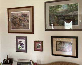 Framed pictures prints