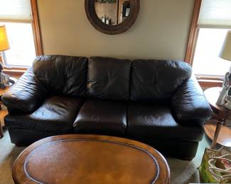 Leather couch