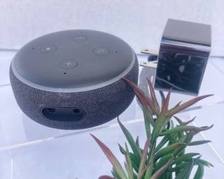 Amazon Echo Dot 3rd Gen Smart Speaker Fabric WiFi Bluetooth Voice Control Gray