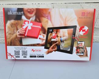 Akimart 10.1” Digital Photo Frame Frameo WiFi Smart Frame ZN-DP1002 NIB