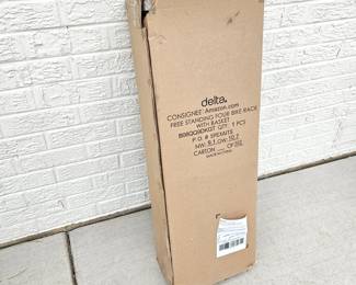 Delta Cycle 4 Bike Freestanding Storage Rack w/ Basket Garage Stand New in Box Sealed