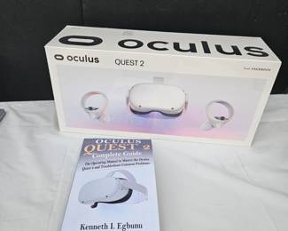 Oculus Quest 2 256GB Virtual Reality VR Headset New Sealed Facebook w/ Guide Book