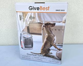 GiveBest Portable Space Heater 1500W Electric Heater w Thermostat New in Box