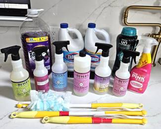 Cleaning Supply Bundle Mrs. Meyer’s Clorox Fabuloso Pink Stuff Swiffer Dusters