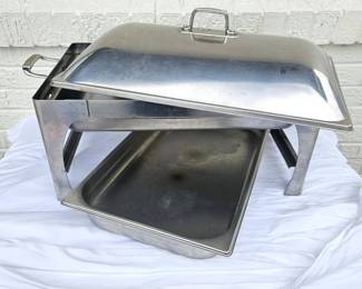 Tramontina Stainless Steel Chafing Dish Buffet Server w/ Lid Large 21x13