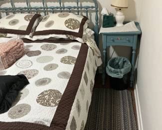 Nightstand and light 