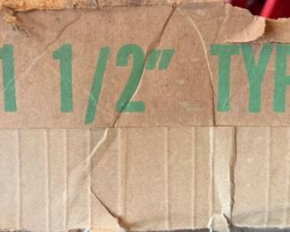 1 1/2" Type K Copper Tubing