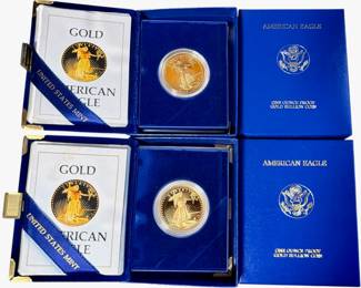 1986 W Proof $50 Gold 1 Ounce