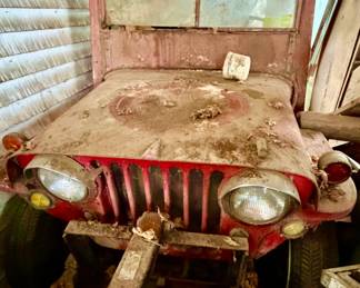 Jeep Willys- Better detailed photos will be coming soon.