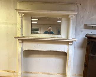 1890 mantel & mirror