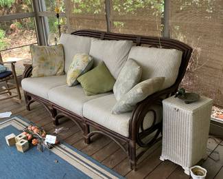 Wicker sofa