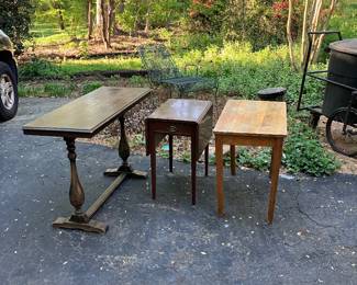 Various tables  / some sold