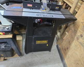 Multiple router tables