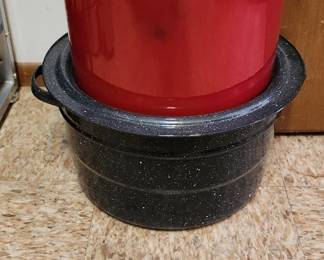 Enamel pots