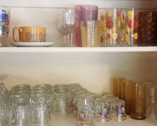 Glassware - check out those smiley faces!