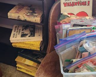 Vintage Ohau &  Winter Park phone books, sewing supplies, office supplies, greeting cards