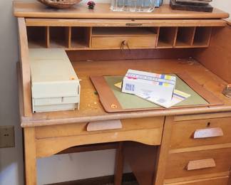 Child's roll top desk