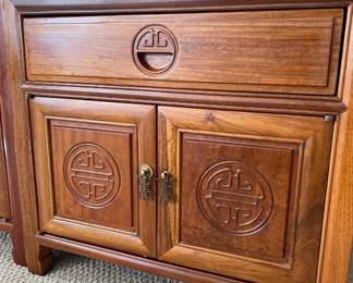 Rosewood Chinese Nightstands