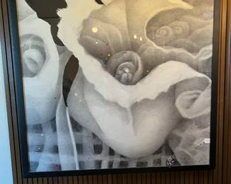 I'm not sure if this is a duplicate of the previous image, or if there's only one hung in different spots.