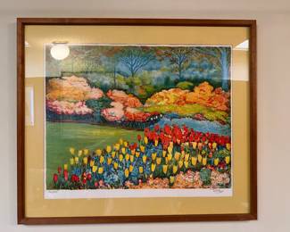 This is a very colorful scene that could brighten your day.